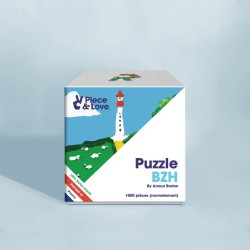 Puzzle 1000 pieces - piece & love - BZH