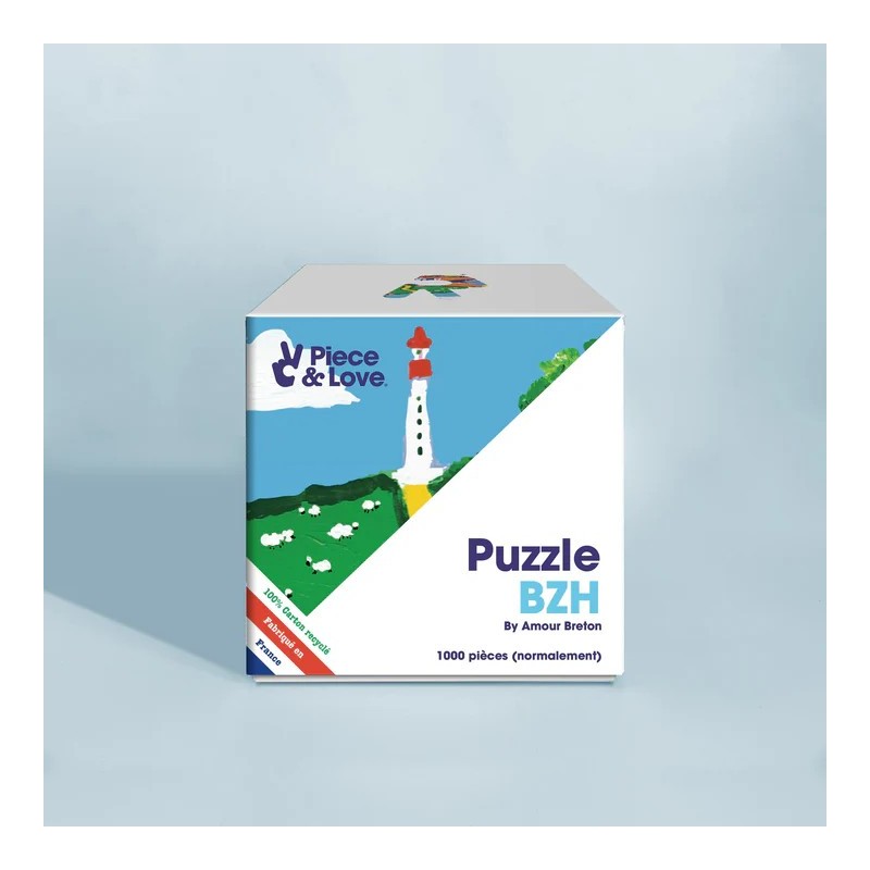 Puzzle 1000 pieces - piece & love - BZH