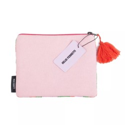 Pochette perles large - helio - psychodelique