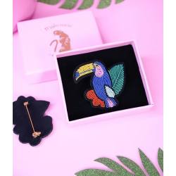 Broche - Malicieuse - Toucan