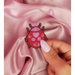 Broche - malicieuse - coccinelle amour