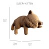 Puzzle sculpture 3d carton - cartonic - kittens trio