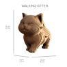 Puzzle sculpture 3d carton - cartonic - kittens trio