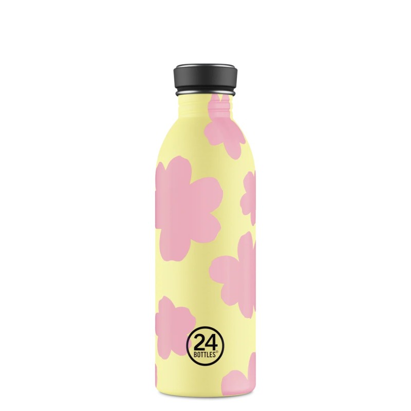 Bouteille inox 500 ml - 24bottles - urban bottle daydreaming yellow
