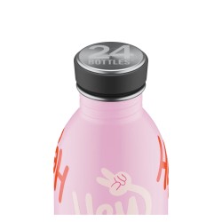 Bouteille inox 500 ml - 24bottles - urban bottle hey! pink