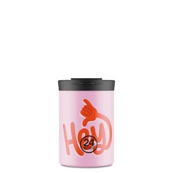 Mug isotherme 350 ml - 24bottles - travel tumbler - hey! pink