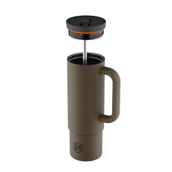 Thermos gobelet 800 ml - 24bottles - Straw cup Mocha