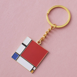 Porte clé - Pinpinpin -  Composition with red, blue and yellow