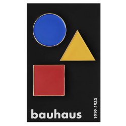 Magnet (lot de 3) - Pinpinpin - Basic forms in the Primary Bauhaus Colours