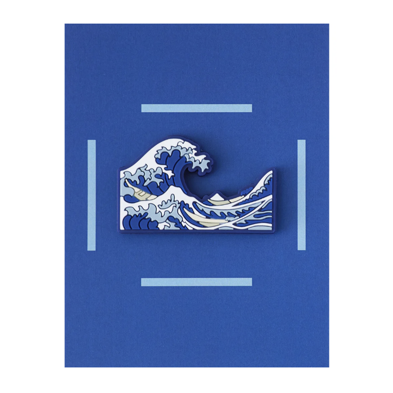 Magnet - Pinpinpin - the great wave off kanagawa
