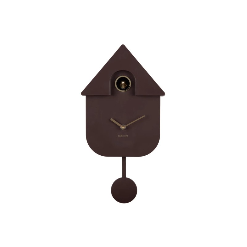 Pendule - present time - modern cuckoo - Oro Earth Brown