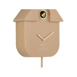 Pendule - present time - modern cuckoo - Oro moca brown