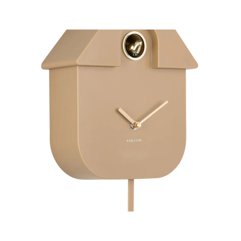 Pendule - present time - modern cuckoo - Oro moca brown