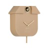 Pendule - present time - modern cuckoo - Oro moca brown
