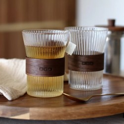 Tasses Karl 250ml - Ogo Living - verre borosilicate transparent - lot de 2