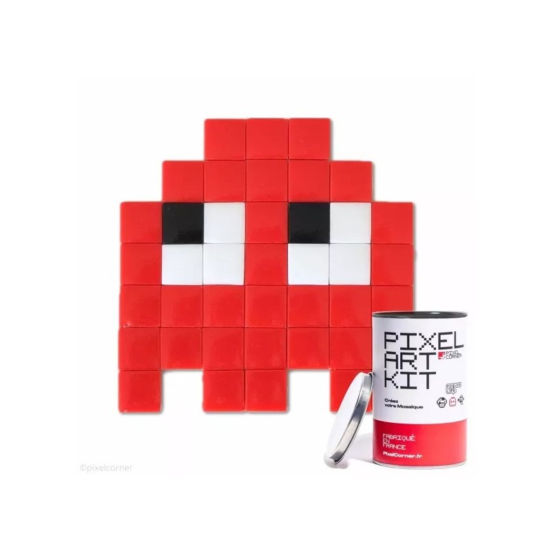 Kit mosaïques DIY en verre recyclé - kubbick - pixel art  Gloomies - Classic