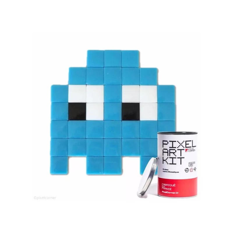 Kit mosaïques DIY en verre recyclé - kubbick - pixel art  Gloomies - Classic