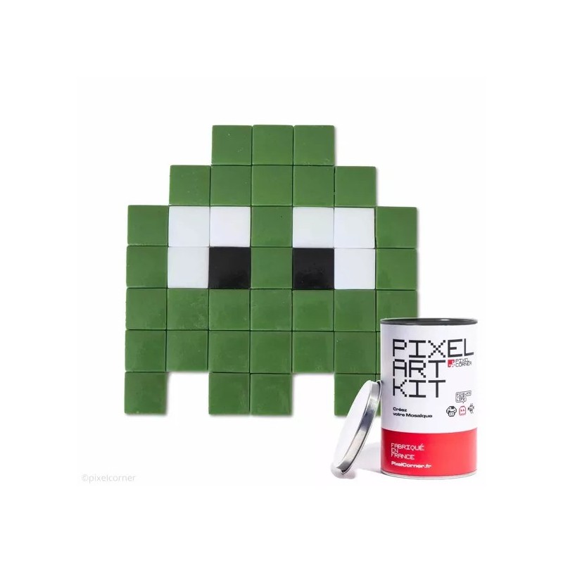 Kit mosaïques DIY en verre recyclé - kubbick - pixel art  Gloomies - Classic