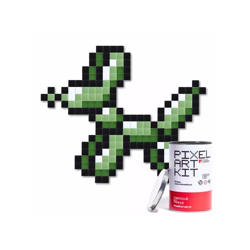 Kit mosaïques DIY en verre recyclé - kubbick - pixel art - balloon(s)