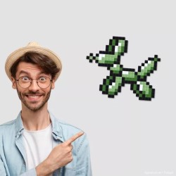 Kit mosaïques DIY en verre recyclé - kubbick - pixel art - balloon(s)