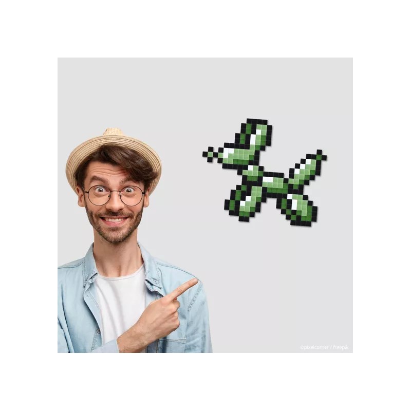 Kit mosaïques DIY en verre recyclé - kubbick - pixel art - balloon(s)
