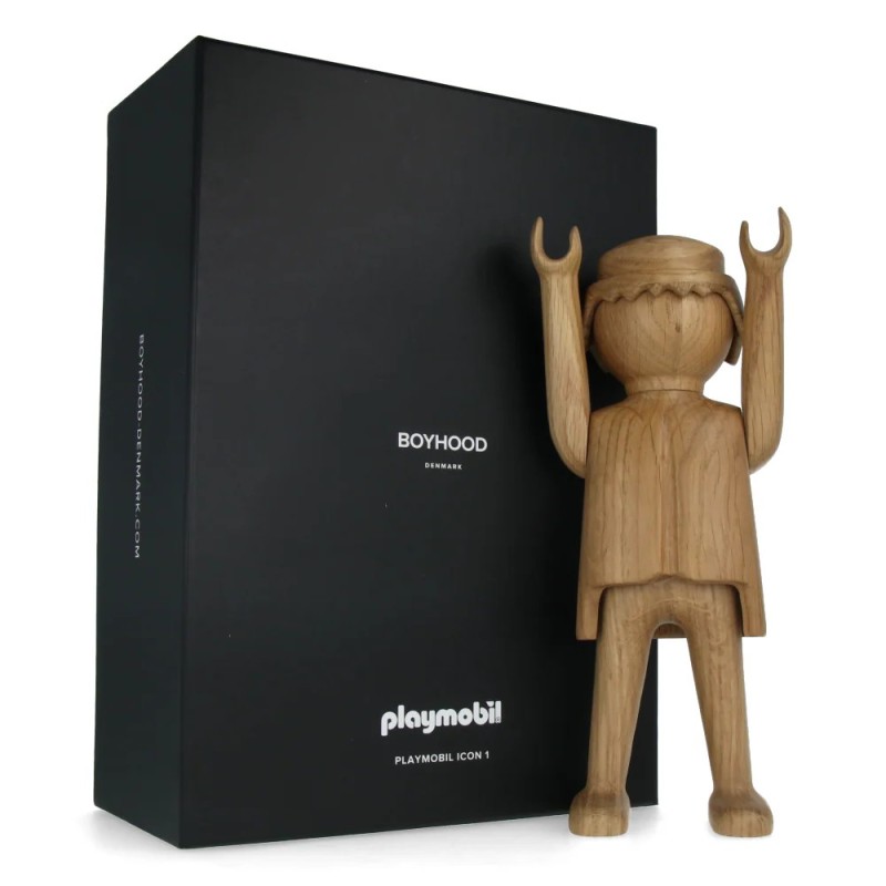 Figurine en bois - boyhood - playmobil x man - oak - L