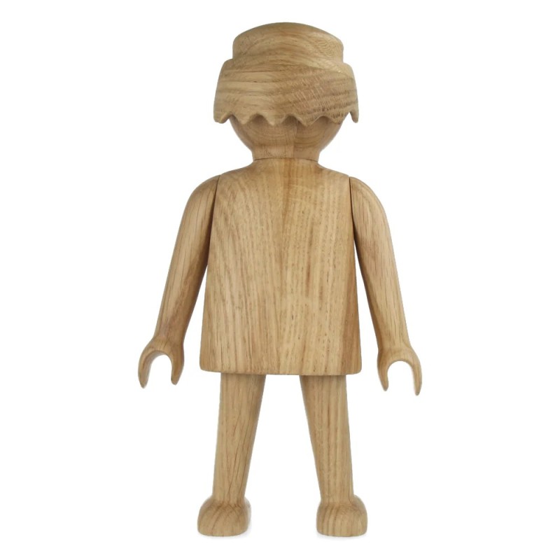 Figurine en bois - boyhood - playmobil x man - oak - L