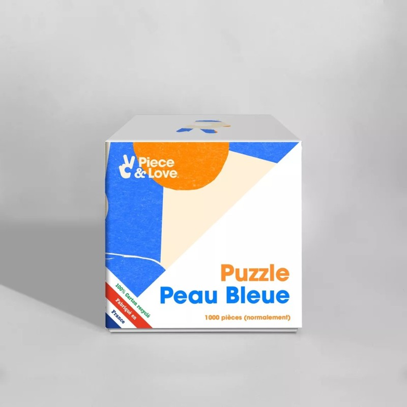 Puzzle 1000 pieces - piece & love - Peau Bleue