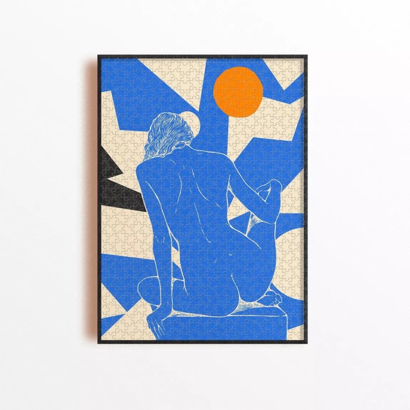 Puzzle 1000 pieces - piece & love - Peau Bleue