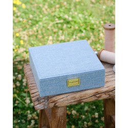 Boite à bijoux - maison scarlett - anne - lin bleu