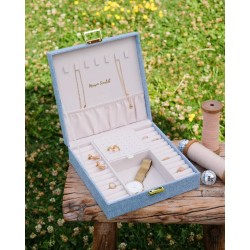 Boite à bijoux - maison scarlett - anne - lin bleu