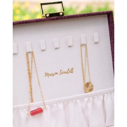 Boite à bijoux - maison scarlett - anne - lin bordeaux
