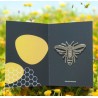 Marque-pages laiton - malangocha - abeille