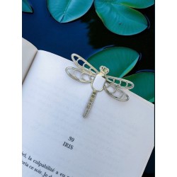 Marque-pages laiton - malangocha -  libellule