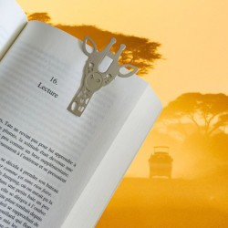 Marque-pages laiton - malangocha - girafe