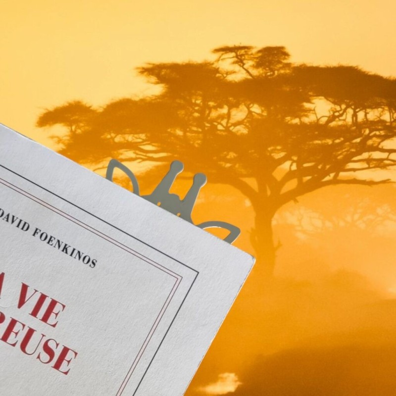 Marque-pages laiton - malangocha - girafe