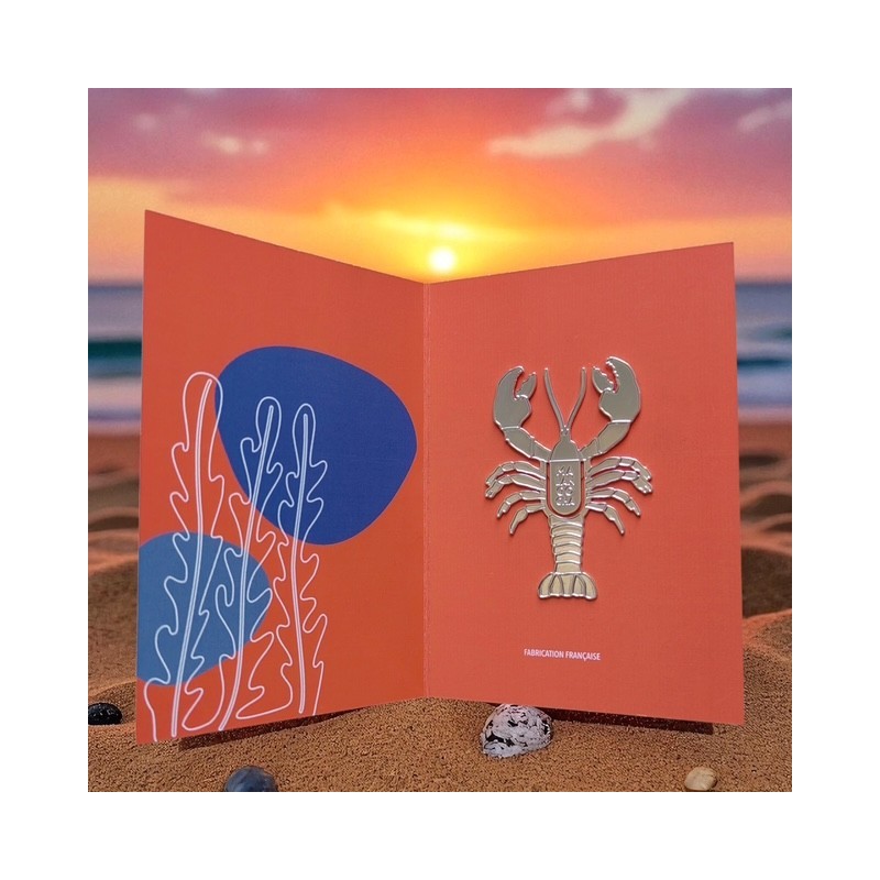 Marque-pages laiton - malangocha - homard