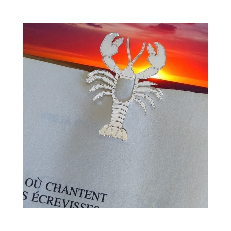 Marque-pages laiton - malangocha - homard