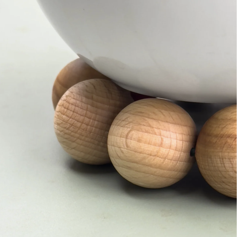 Dessous de plat - reine mère - Nid en bille de hêtre massif