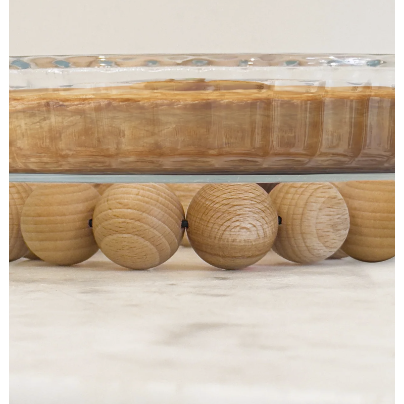 Dessous de plat - reine mère - Nid en bille de hêtre massif