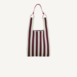 sac - sticky sis club - Market bag - knitted stripes - mist + fig