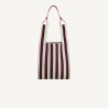 sac - sticky sis club - Market bag - knitted stripes - mist + fig
