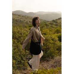 Sac bandoulière - Monk&Anna - Yuka cross body shoper - black