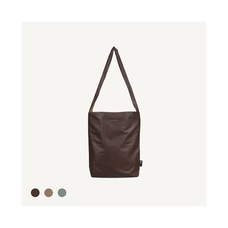 Sac shopping - Tinne+Mia - Feel good bag -  chicory coffee, brunette bombshell