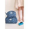 Trousse make up - Maison Augustin - zebre indigo