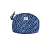 Trousse make up - Maison Augustin - zebre indigo