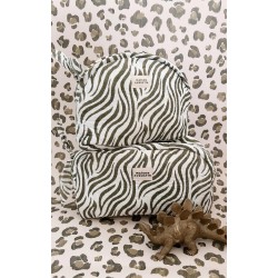 Trousse make up - Maison Augustin - zebre kaki