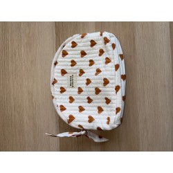 Trousse make up - Maison Augustin - Love cannelle