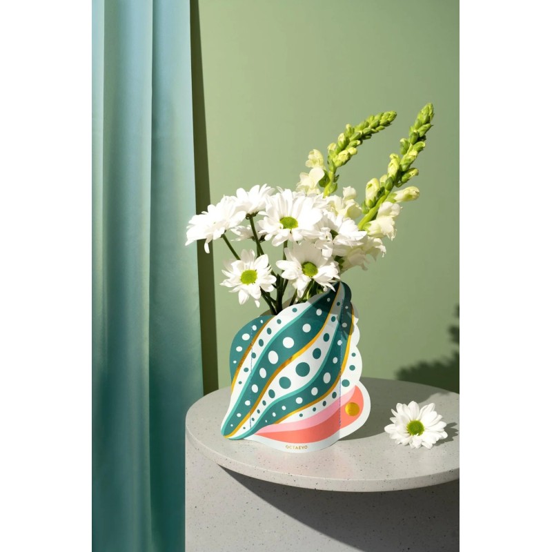 Mini couvre vase papier - octaevo - shell