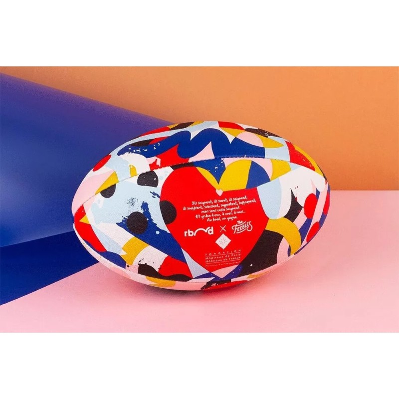 Ballon artistique - rebond  x The Feebles - Rugby